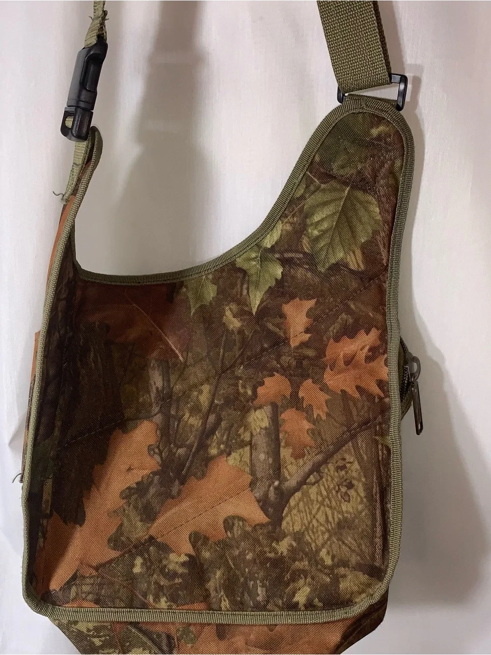 Magnum Camo Messenger Bag in Green and Brown